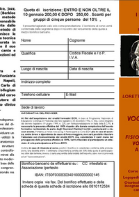 11 e 12 febbraio 2012 - Fisiopatia e Tecnica Vocale